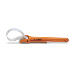 Llave de correa de palanca reversible de acero forjado