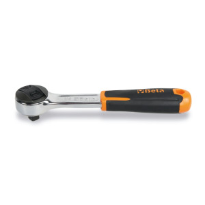Carraca reversible con cuadrado macho de 1/4"