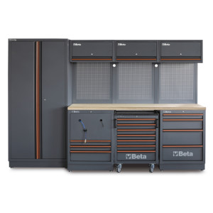 Combinación de mobiliario para taller C45PRO 2.0