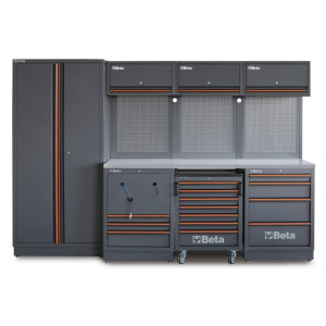 Combinación de mobiliario para taller C45PRO 2.0