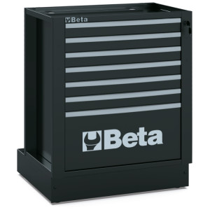 Cajonera fija con 7 cajones para mobiliario para taller RSC50 2.0