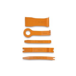 Kit de 5 spatules d’extraction de clips pour carrossiers en nylon