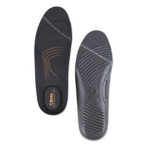Semelle intérieure anatomique en mousse EVA avec coussinet amortissant dans la zone du talon (pièce de rechange préconisée pour la ligne de chaussures)