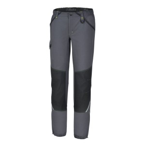 Pantalon "work trekking" en tissu stretch, idéal pour qui souhaite un vêtement pratique, léger et confortable.