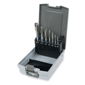 Coffret comprenant 7 tarauds machines  428FP, en HSS