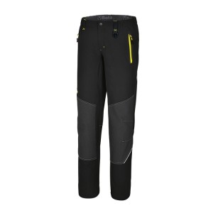 Pantalon "work trekking" en tissu stretch, idéal pour qui souhaite un vêtement pratique, léger et confortable.