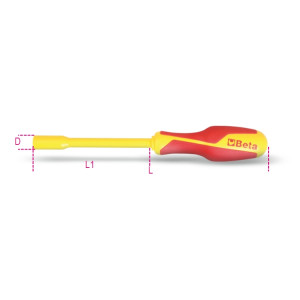 Clé à douille emmanchée