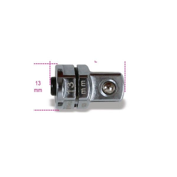Adaptateur pour douilles 3/8 à déverrouillage rapide, pour clés à cliquet  13 mm 123Q3/8 – Beta Tools