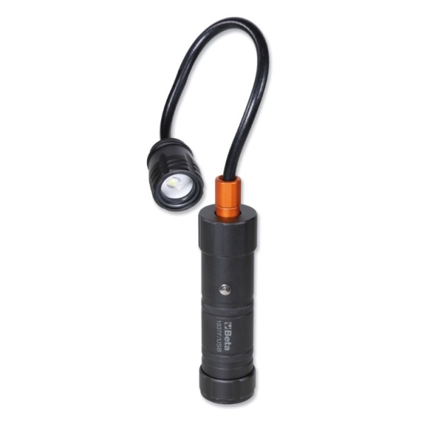 Spot de poche articulé à LED, orientable, à double faisceau lumineux,  rechargeable avec chargeur sans fil 1838POCKET – Beta Tools