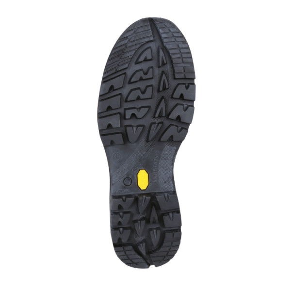Chaussure montante en cuir pleine fleur gras hydrofuge avec