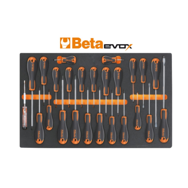 Plateau thermoformé souple avec clés mixtes - Beta M05 article M05