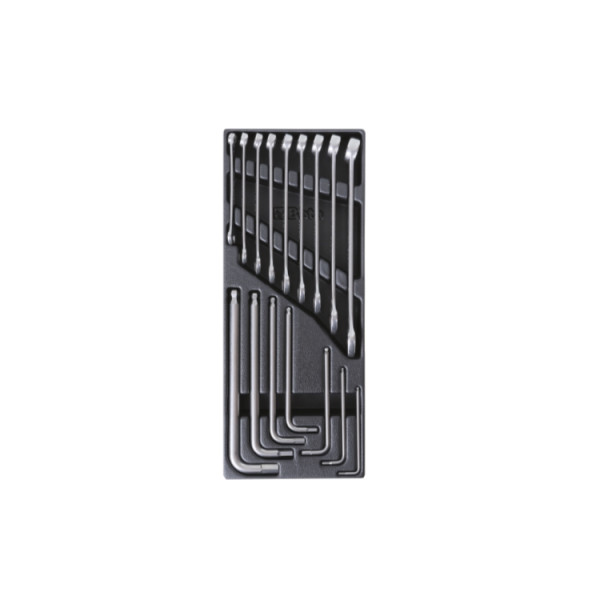 Beta outillage en plateau thermoformé rigide T213 avec 6 outils