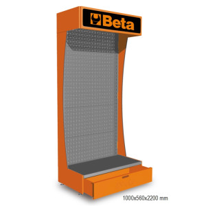 Beta bemutató állvány, üres