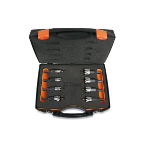 Assortiment van 8 gatenfrezen, HSS