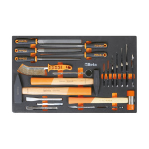 Zachte foam inlegbak met assortiment