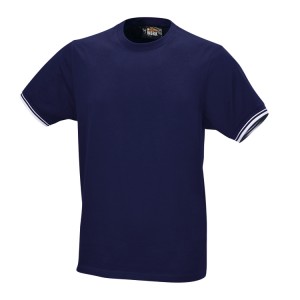 T-shirt, 100% katoen, 150 g/m2, blauw