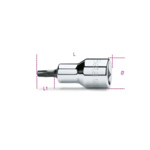 Dopsleutels voor Tamper Resistant Torx®  schroeven