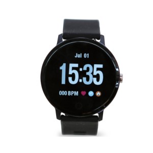 Smartwatch, touchscreen, fitness tracker, silicone band