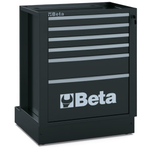 Vaste module met 6 laden, voor werkplaatsinrichting RSC50 2.0