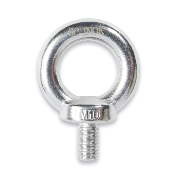 M5 * 10 Hijsring Oogbout 304 Roestvrij Staal Buitendraad Schroeven Ringschroef Gewichtheffen10pcs