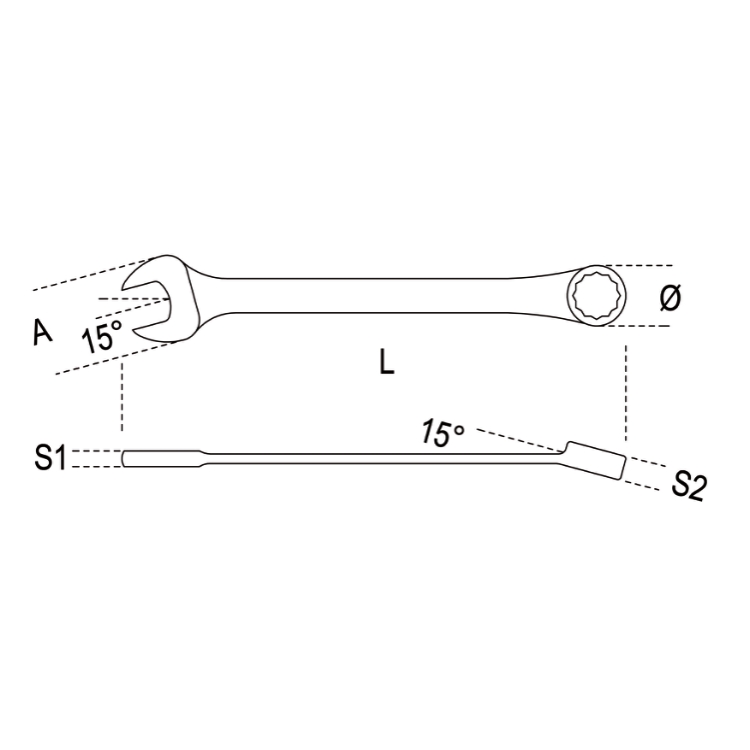 Chiavi Cricchetto Combinate Beta - 142/SC9I - Kikko Utensili