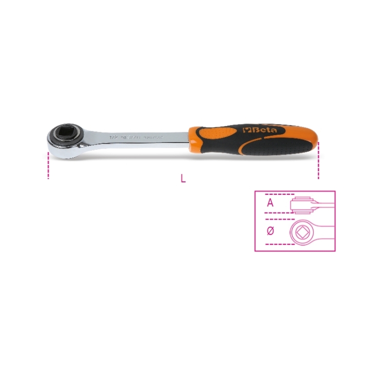 Kendo Patent Cr-V 2/1' llave de carraca pequeña con mango de conector  hembra Dr. - China Llave de carraca, llave de vaso