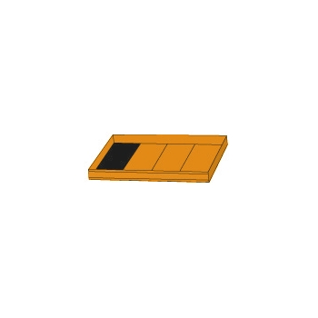 Plateau Thermoformé Beta TV15 - Vide - Pour Rangement D'outils Ou Composants